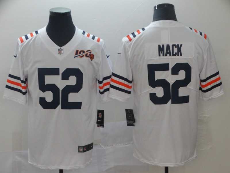 Nike Bears 52 Khalil Mack White 2019 100th Season Alternate Classic Vapor Untouchable Limited Jersey,We sell and wholesale Nike Bears 52 Khalil Mack White 2019 100th Season Alternate Classic Vapor Untouchable Limited Jersey on line form chian!